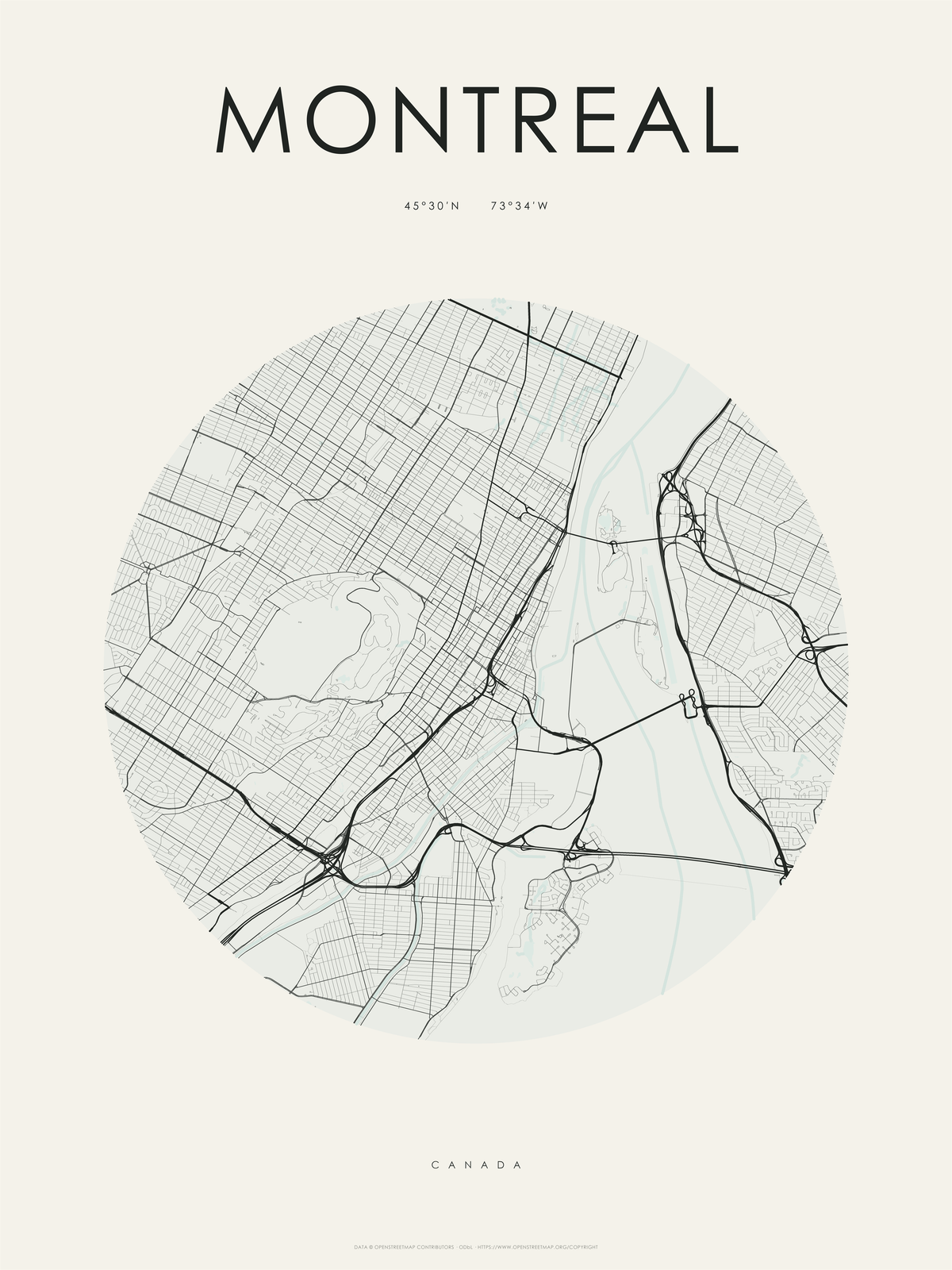 Montreal 2 — mapa artístico 3:4