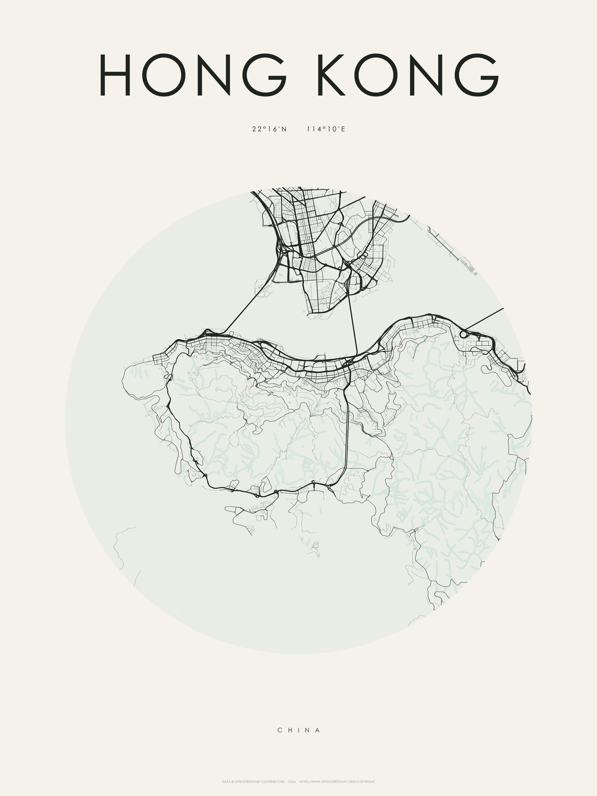 Hong Kong 2 — mapa artístico 3:4