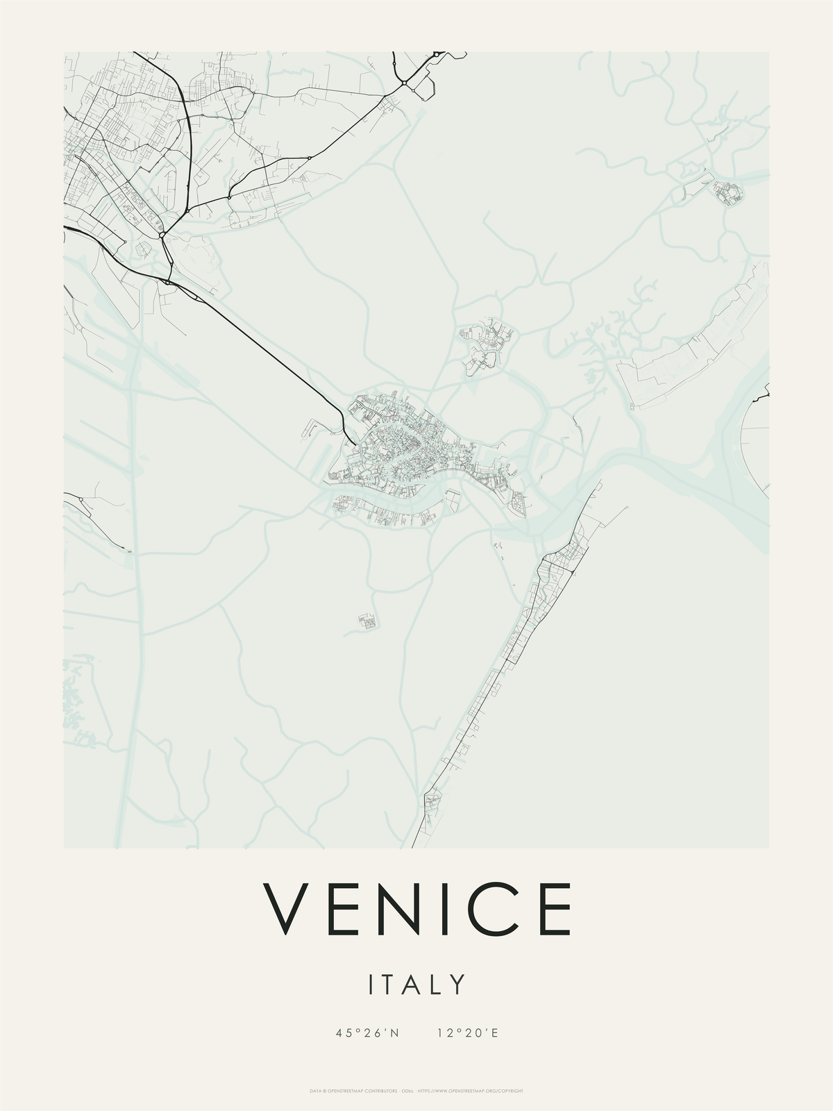 Venecia 2 — mapa artístico 3:4