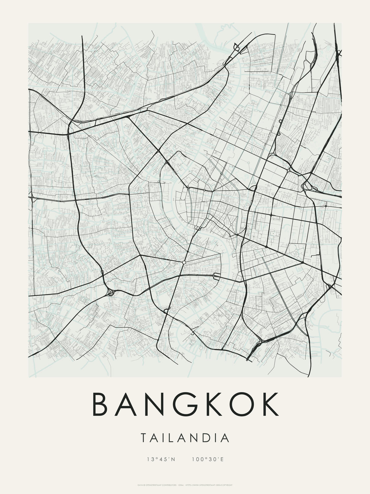 Bangkok 1 — mapa artístico 3:4
