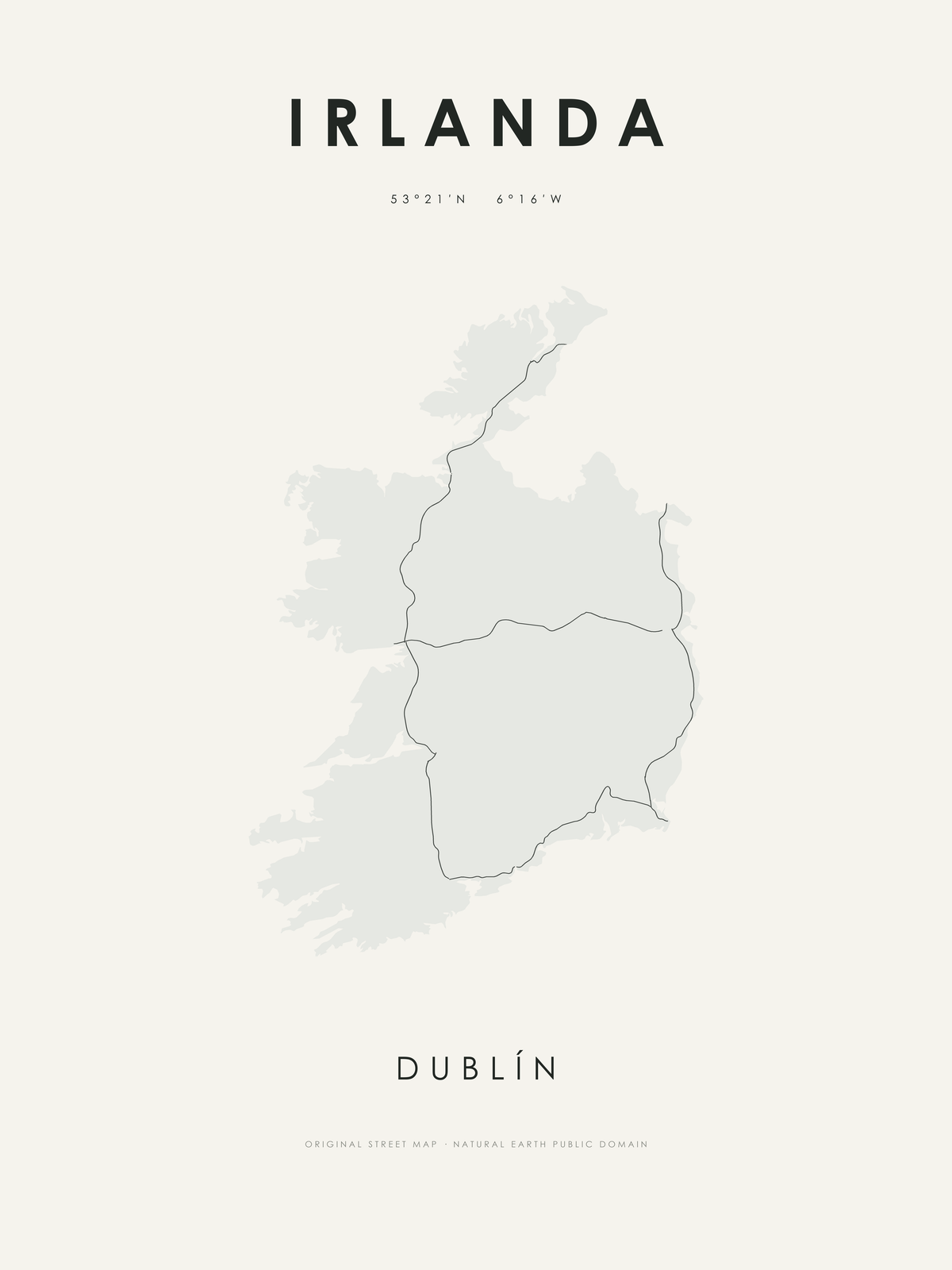 Irlanda 1 — mapa artístico 3:4