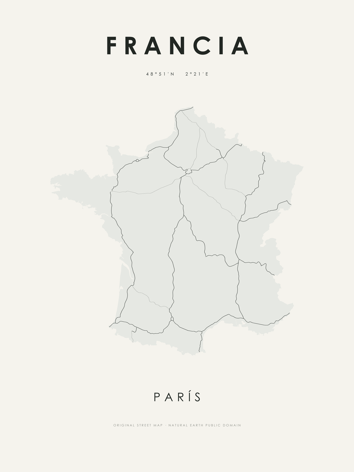 Francia 3 — mapa artístico 3:4