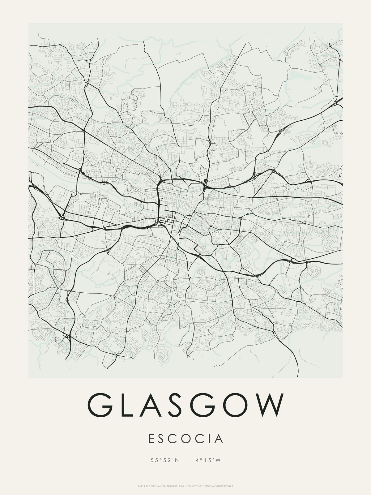 Glasgow 1 — mapa artístico 3:4