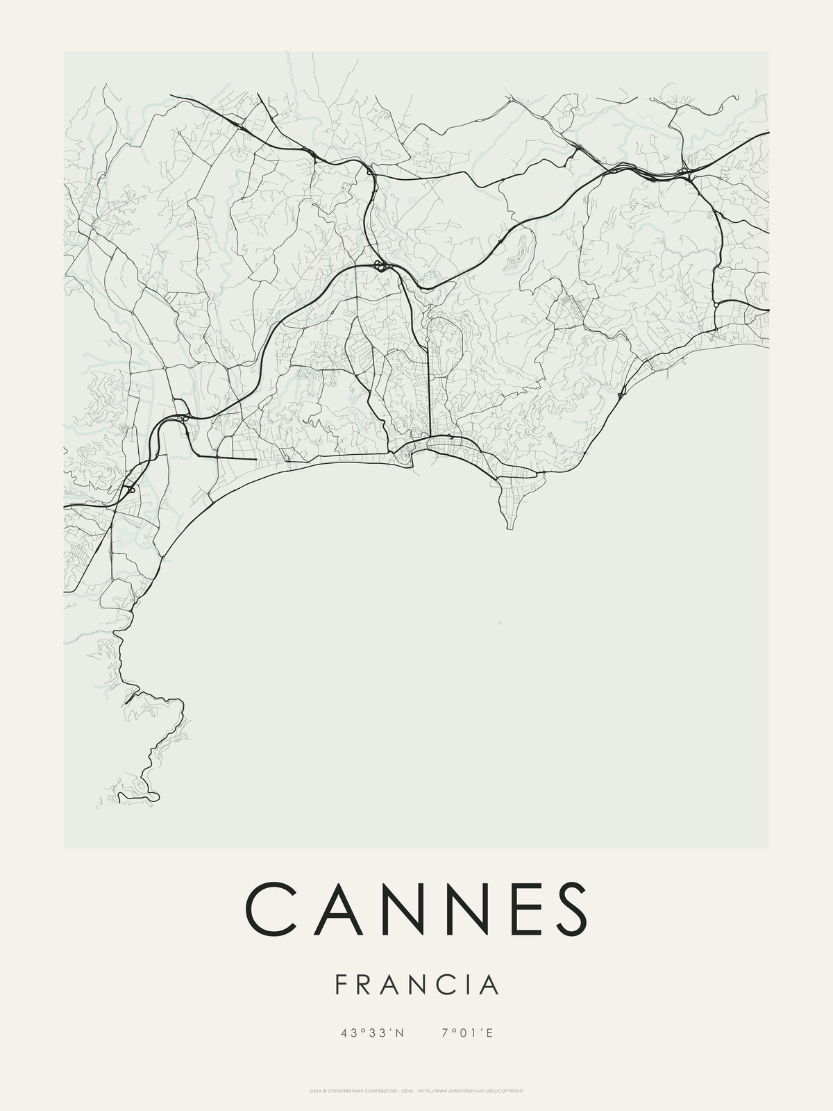 Cannes 1 — mapa artístico 3:4