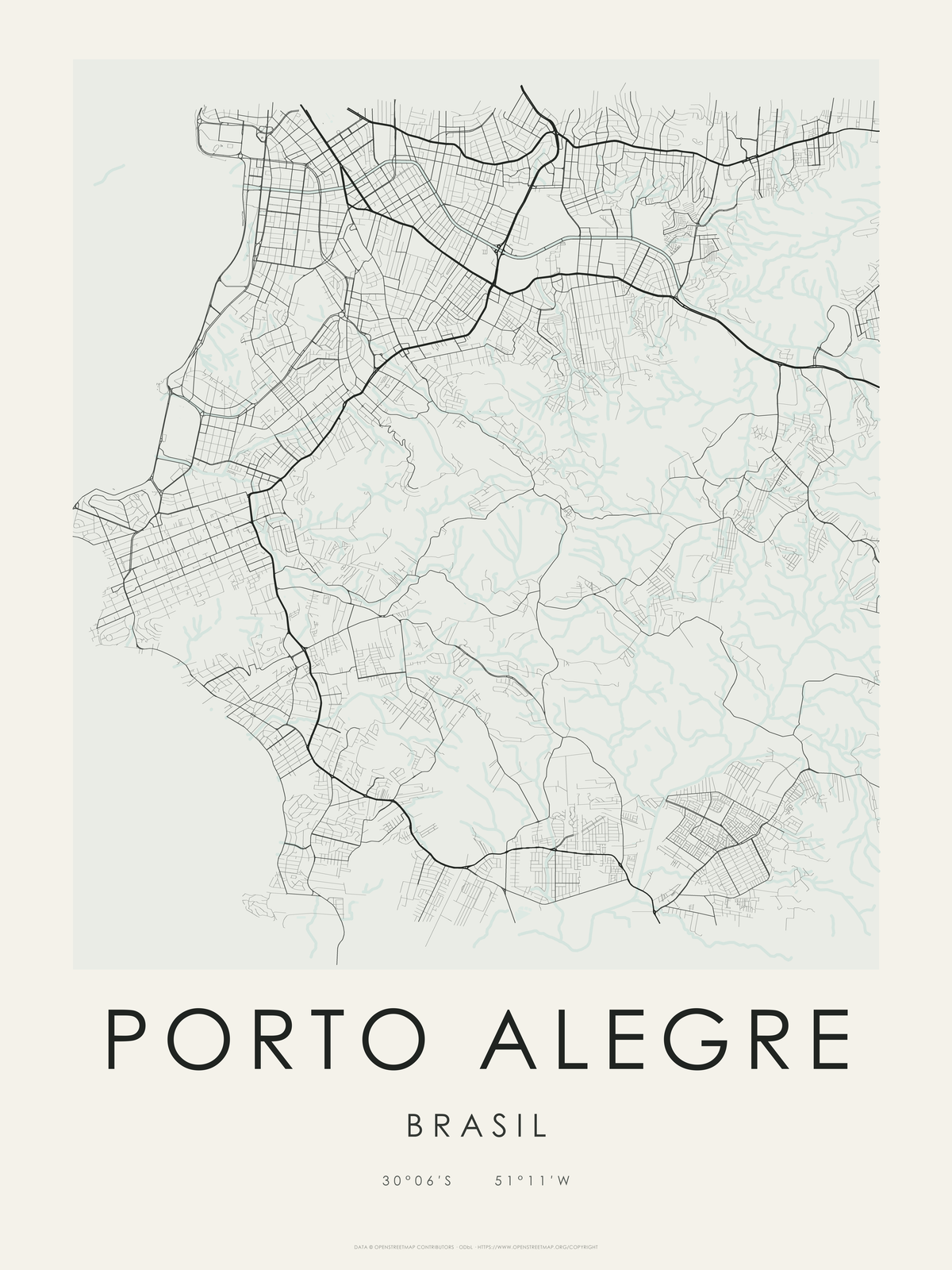 Porto Alegre 1 — mapa artístico 3:4
