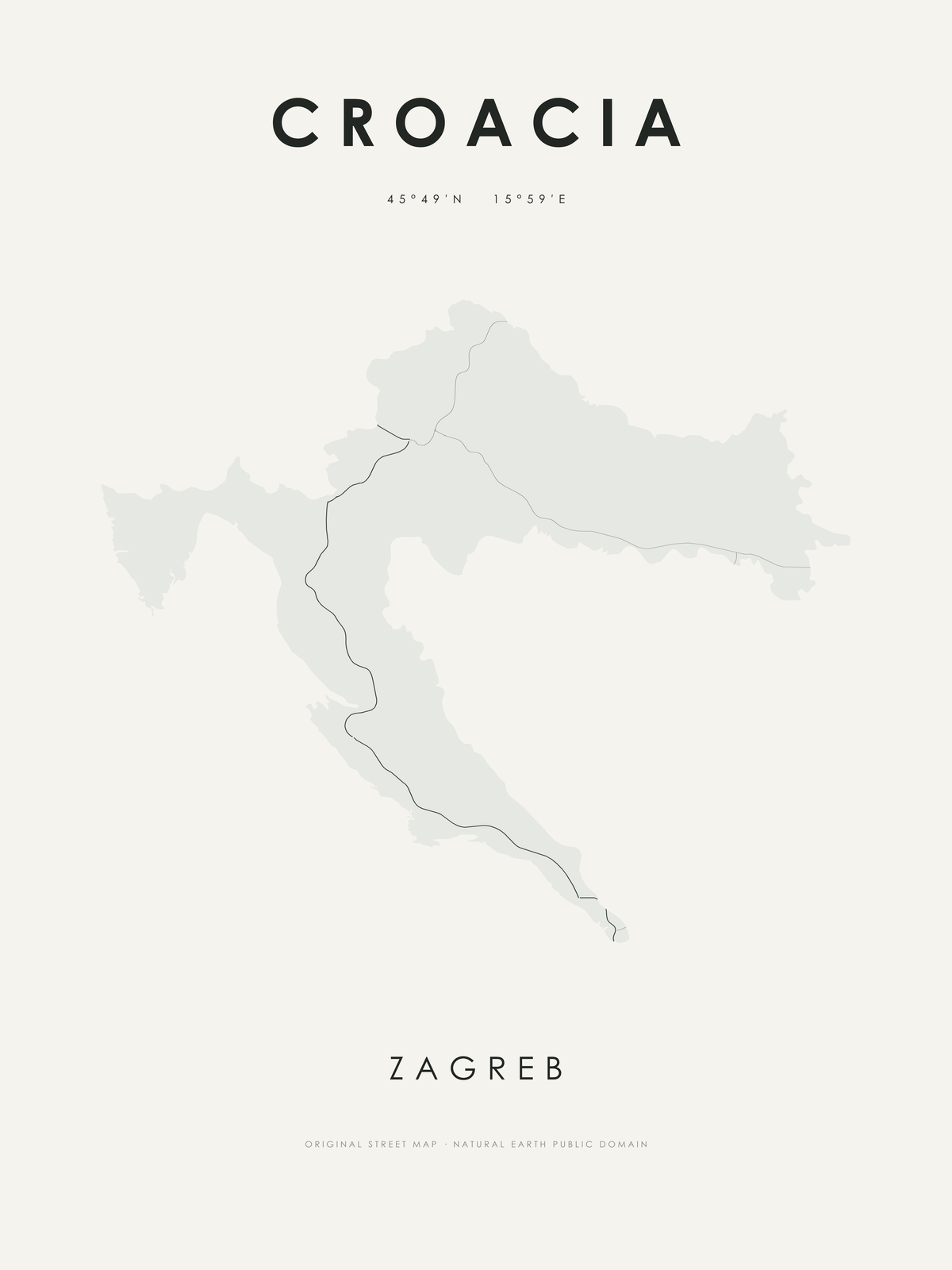 Croacia 1 — mapa artístico 3:4