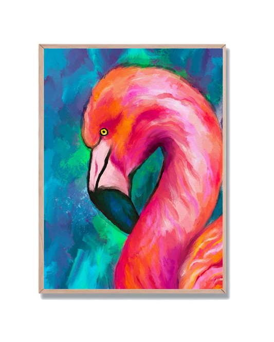 Flamingo Vibrante Tropical
