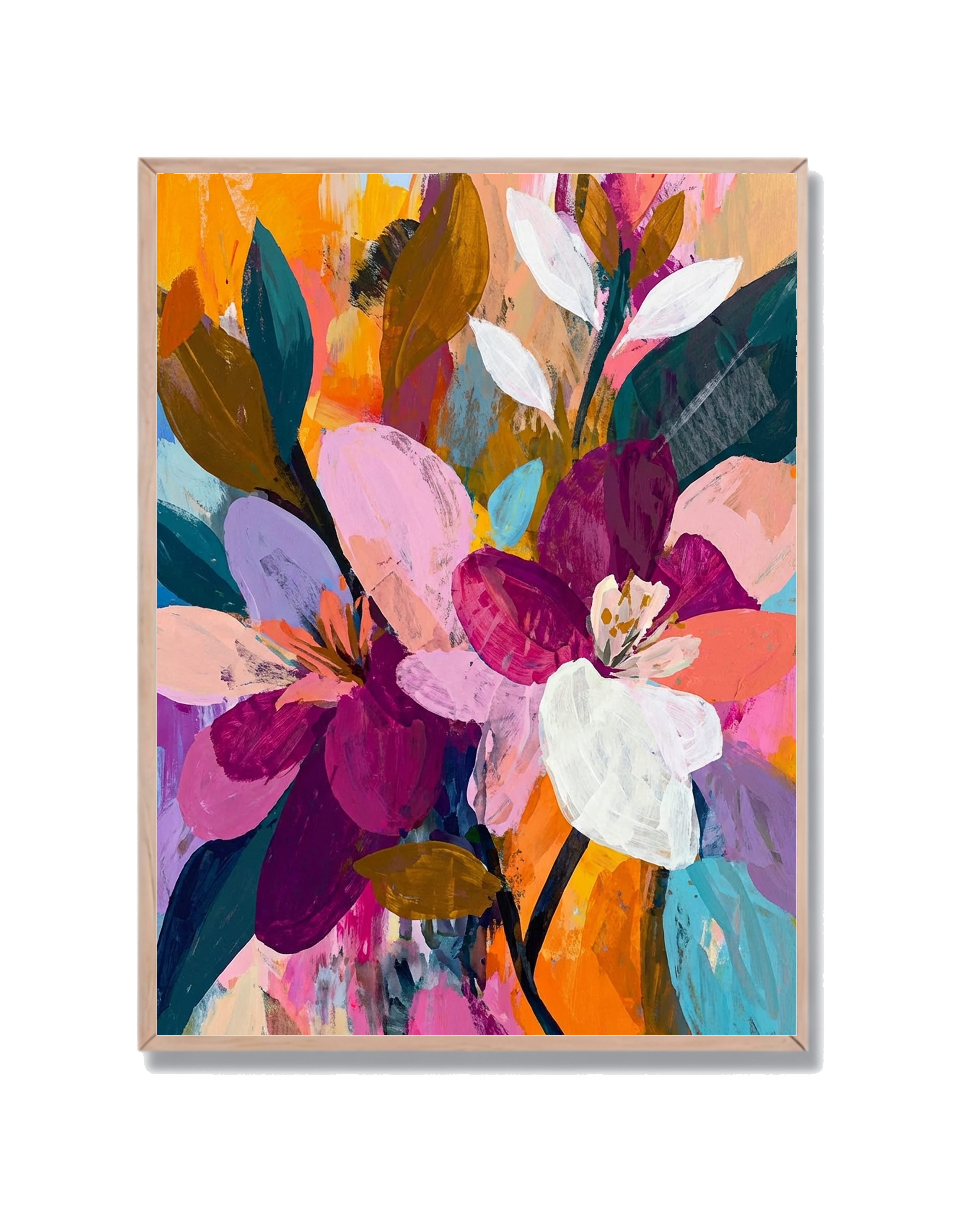 Flores Abstractas Vibrantes #2