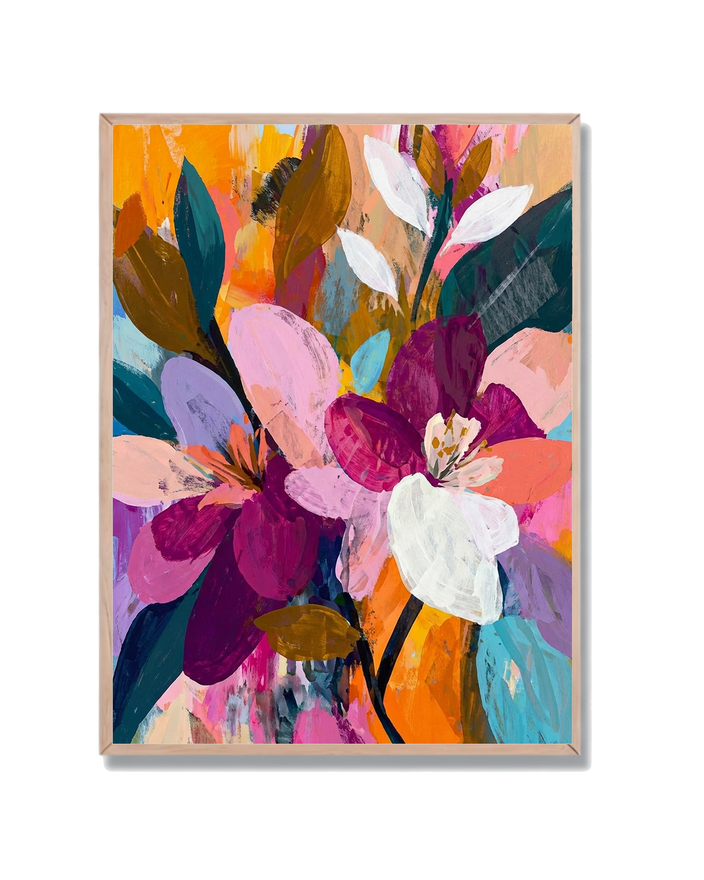 Flores Abstractas Vibrantes #2