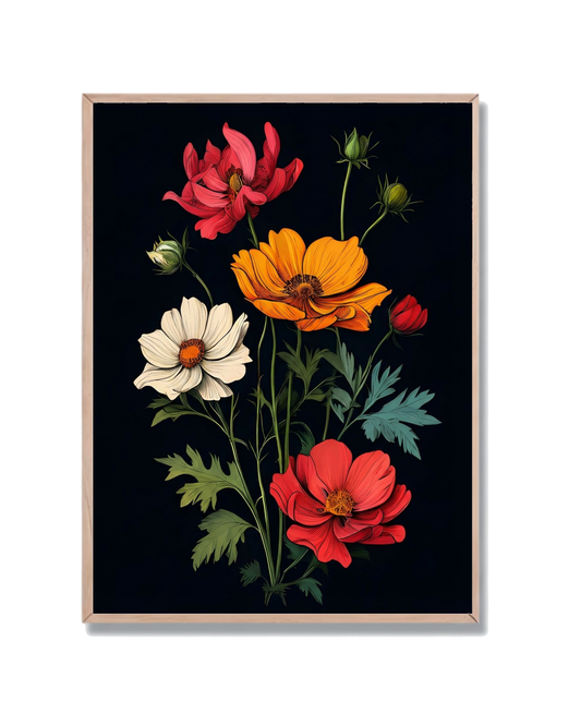 Flores Botánicas Oscuridad