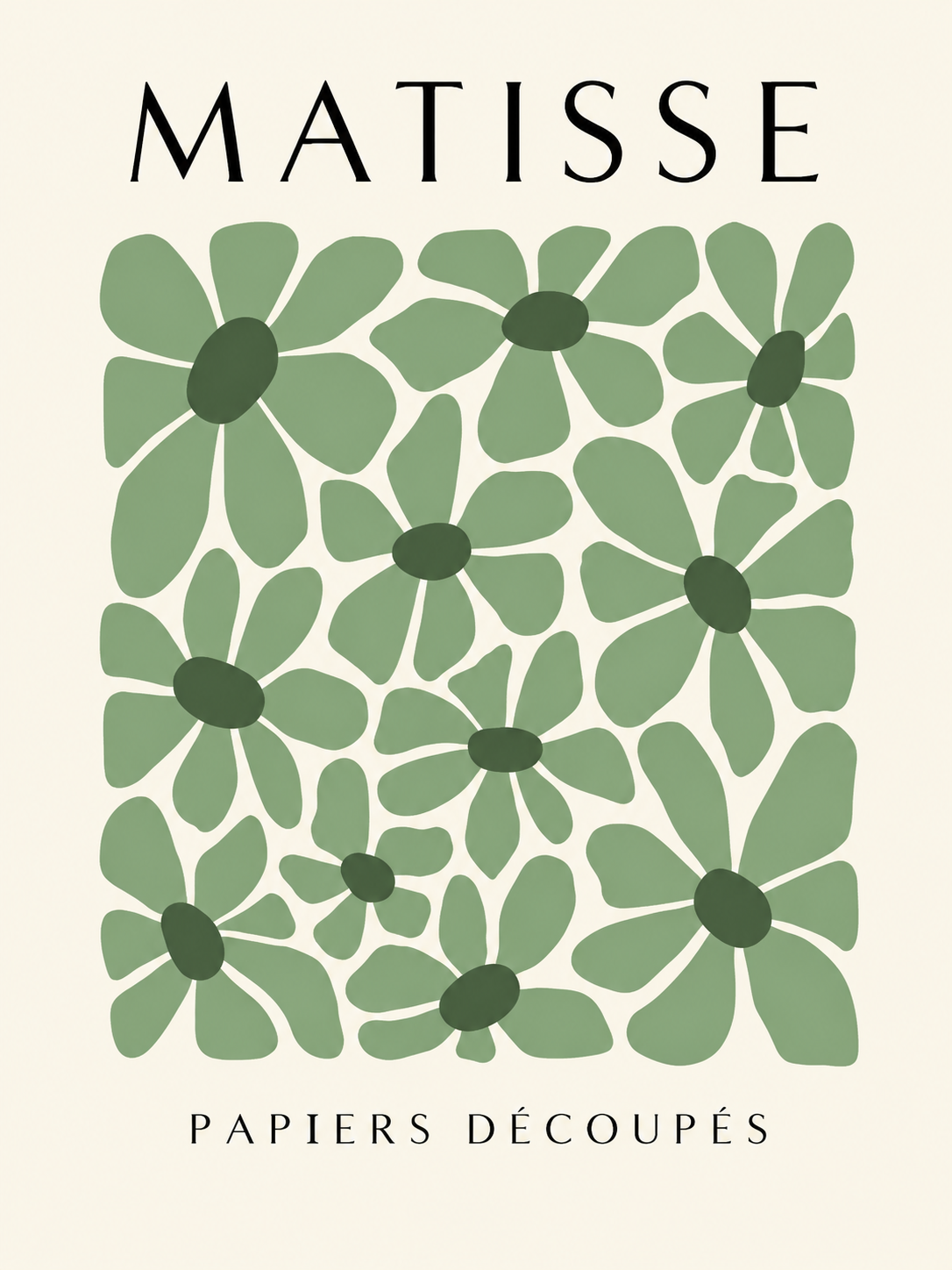 Matisse Flores verdes repetidas
