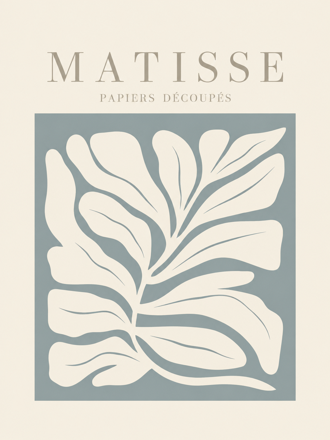 Matisse Formas marfil sobre lila