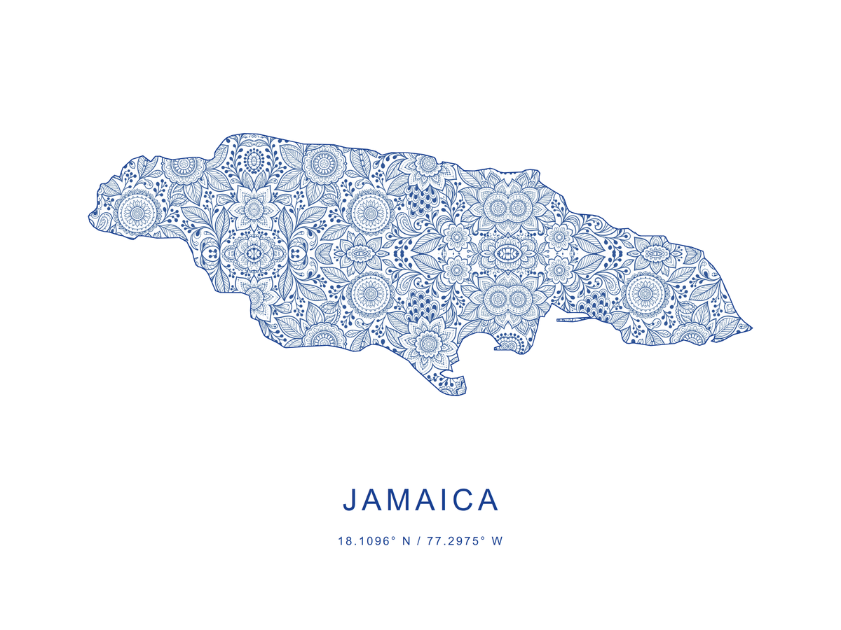 Jamaica 3 — mapa decorativo 3:4