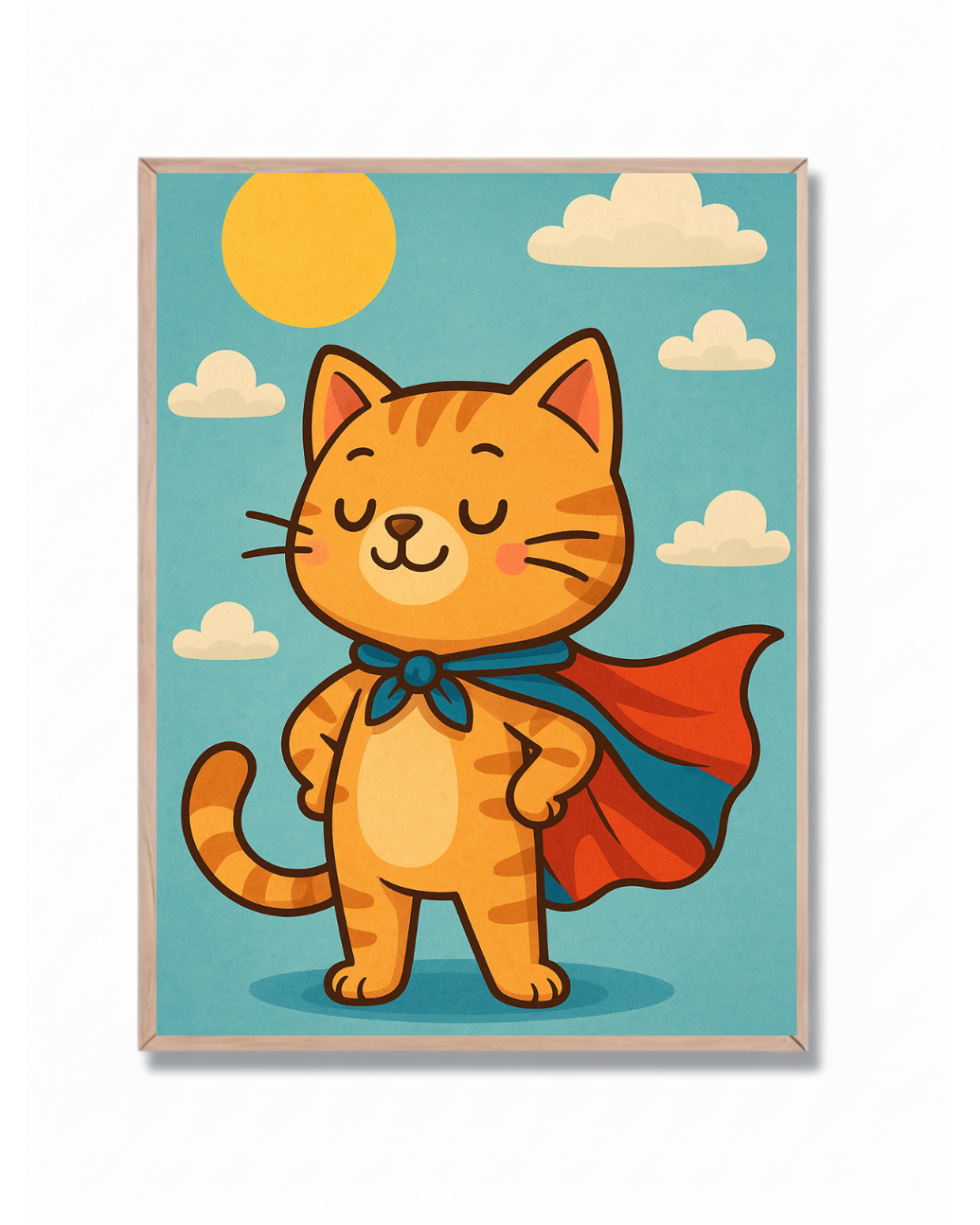 Gato Superhéroe Infantil
