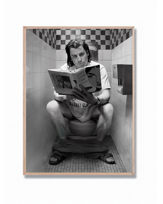 Travolta Pulp Fiction Baño