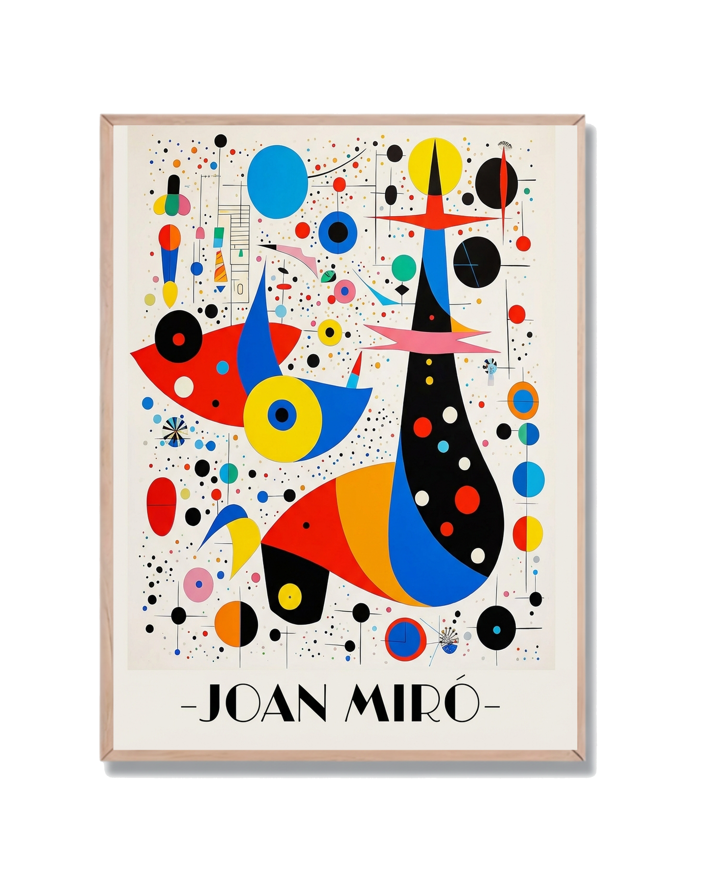 Miró Abstracto Colorido