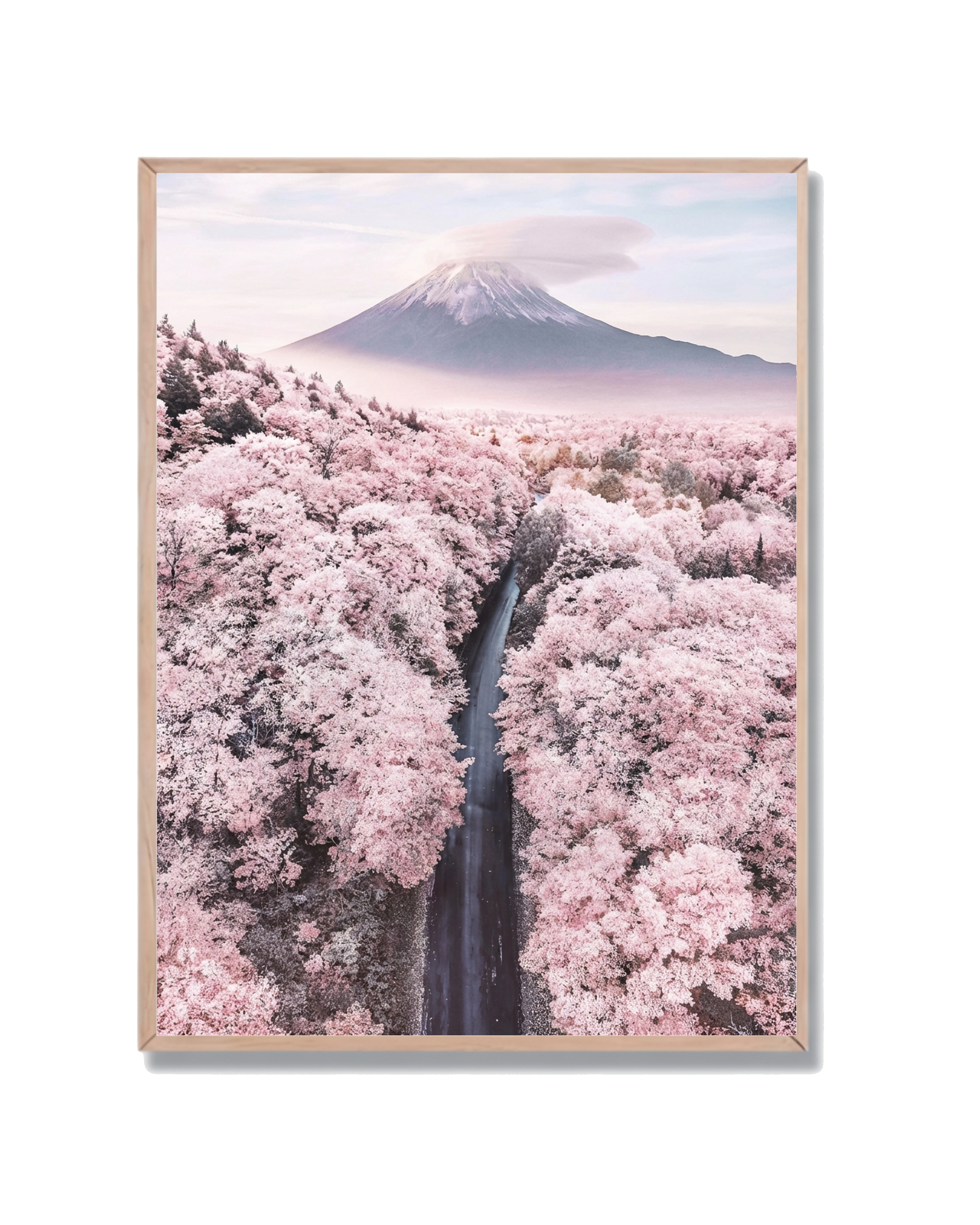 Monte Fuji Japón Cerezos