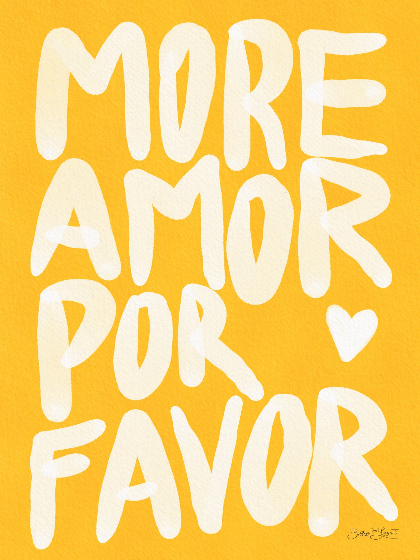 More Amor 18x24 Inch