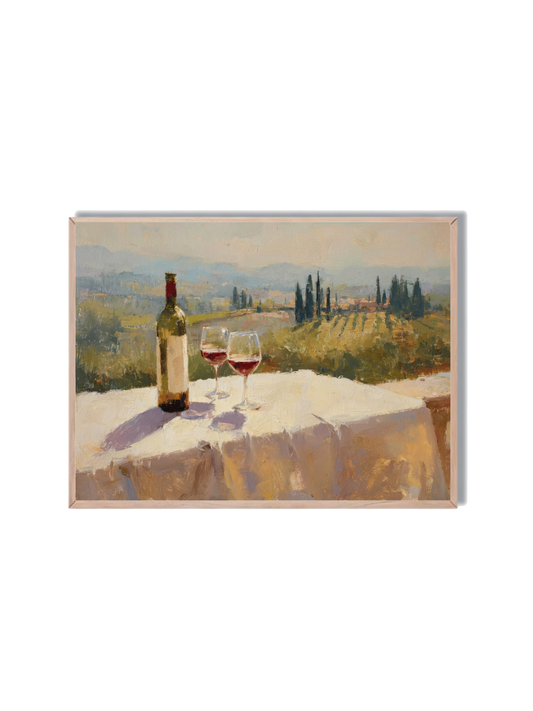 Pintura Paisaje Toscano