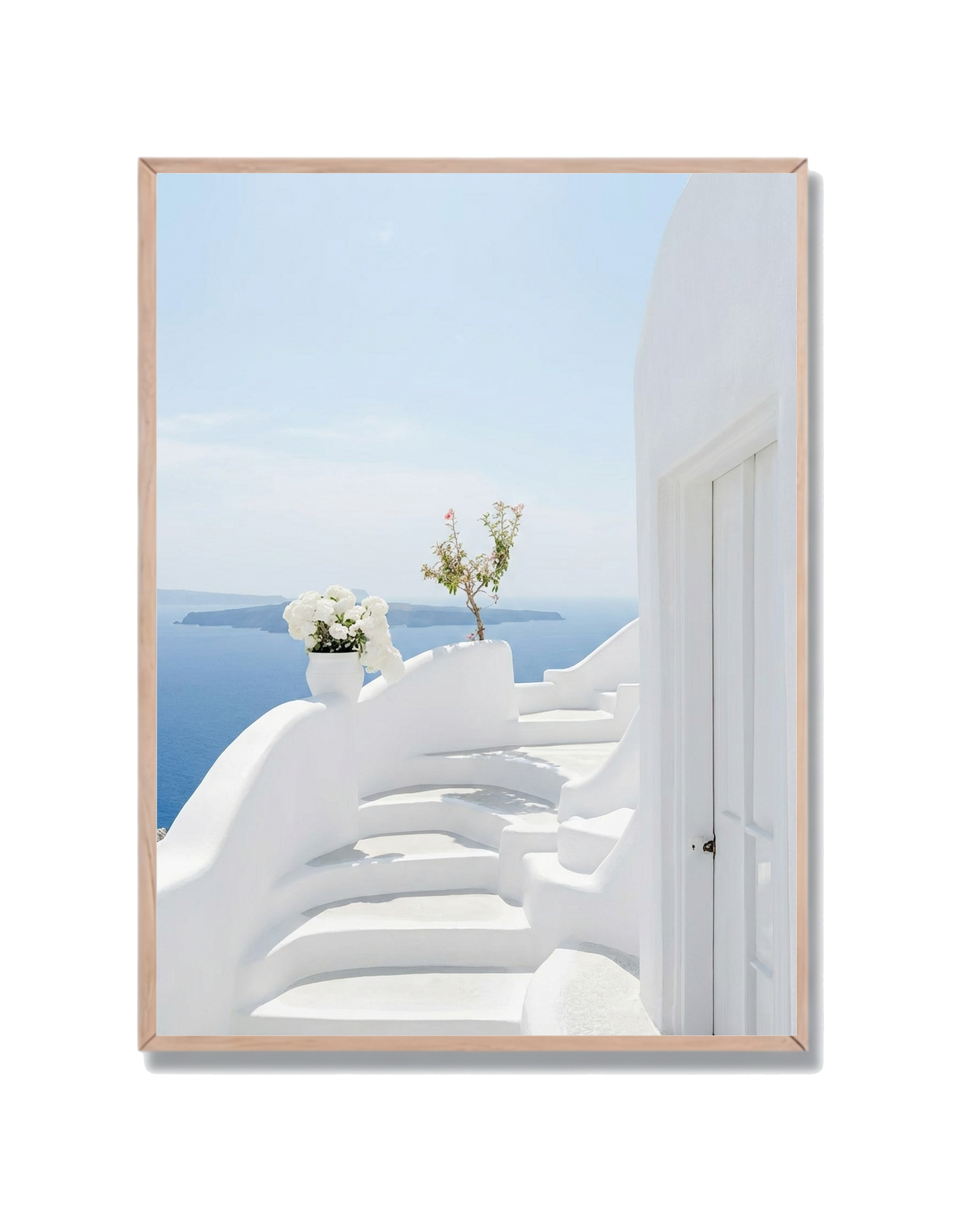 Santorini Escaleras Blancas