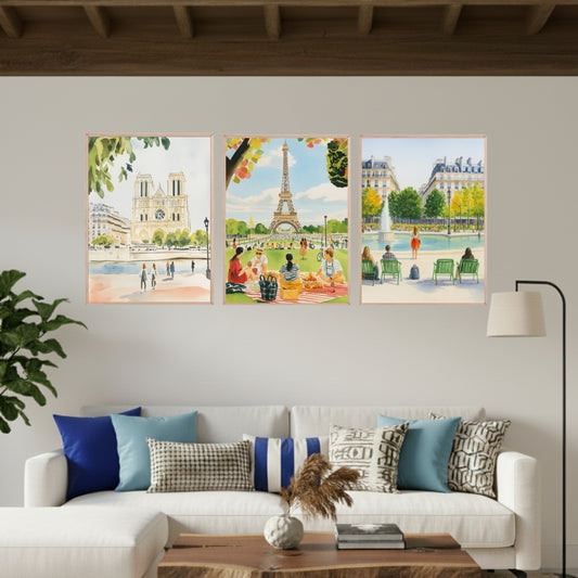 Set de 3 Paris Art