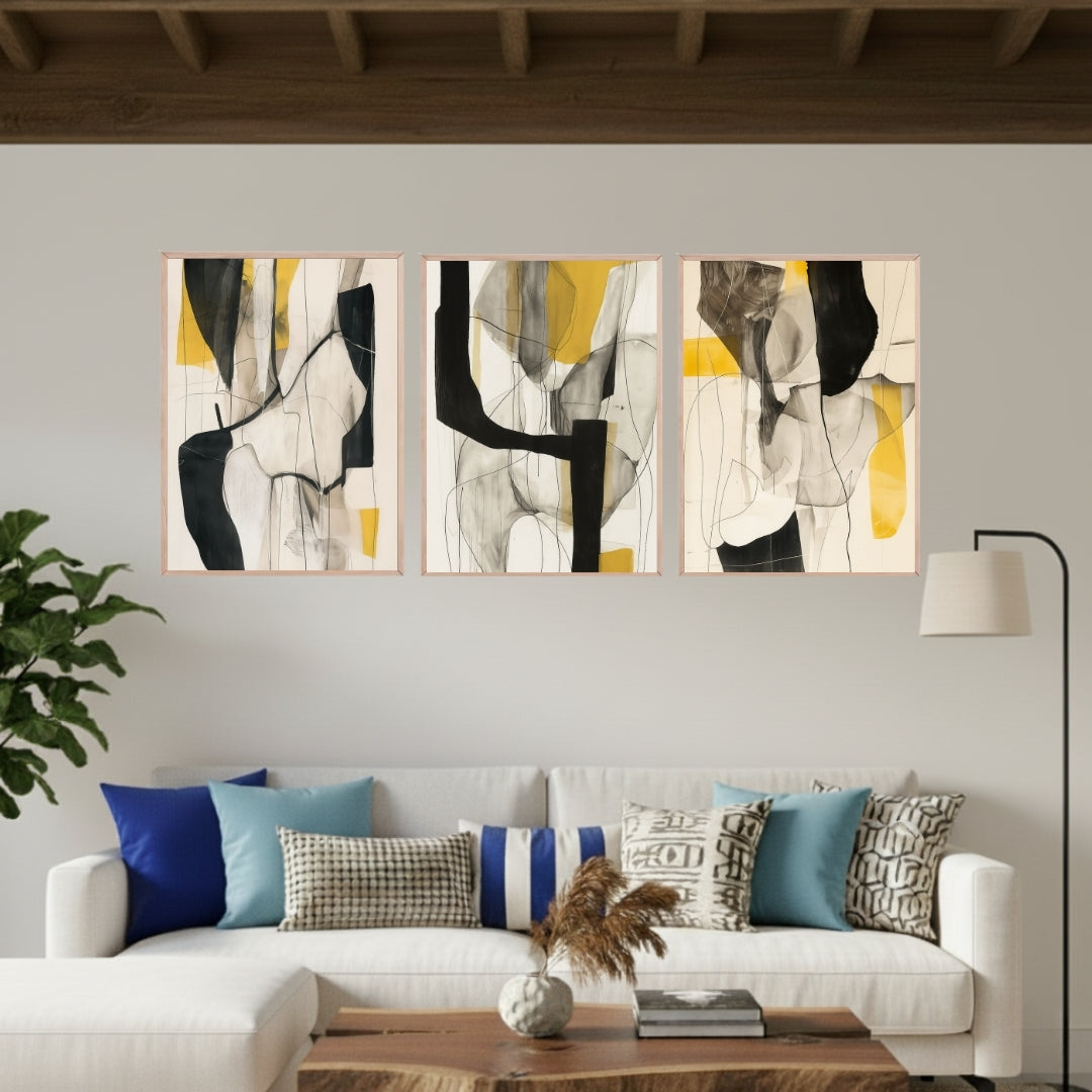 Set de 3 Abstracto #32