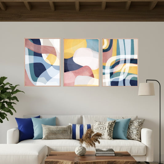 Set de 3 Abstracto #31