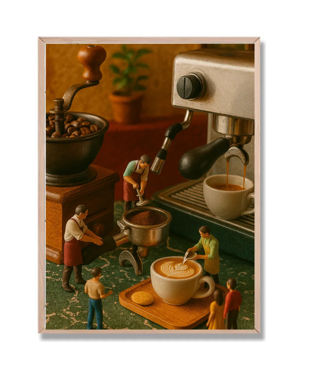 Cafetería en miniatura