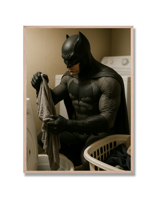 Batman lavando