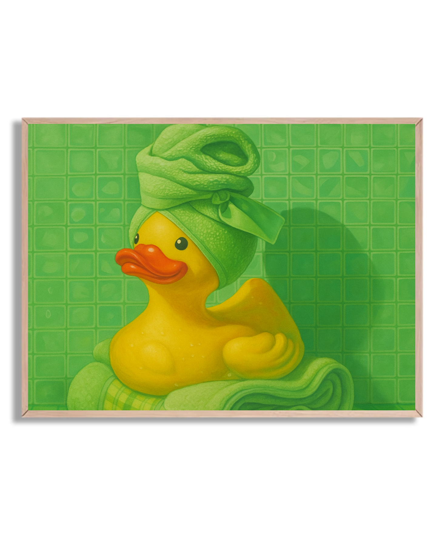 Pato Baño en Verde