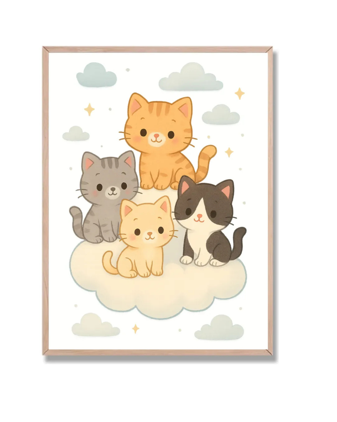 Gatitos en nube Infantil 1
