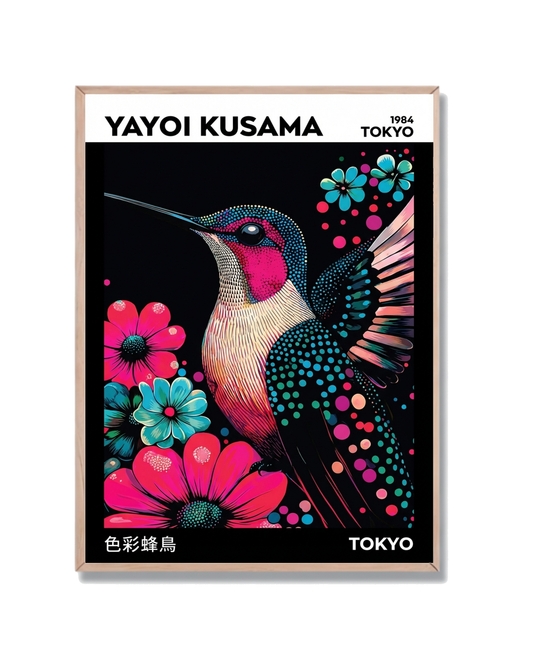 Yayoi Kusama Colibrí