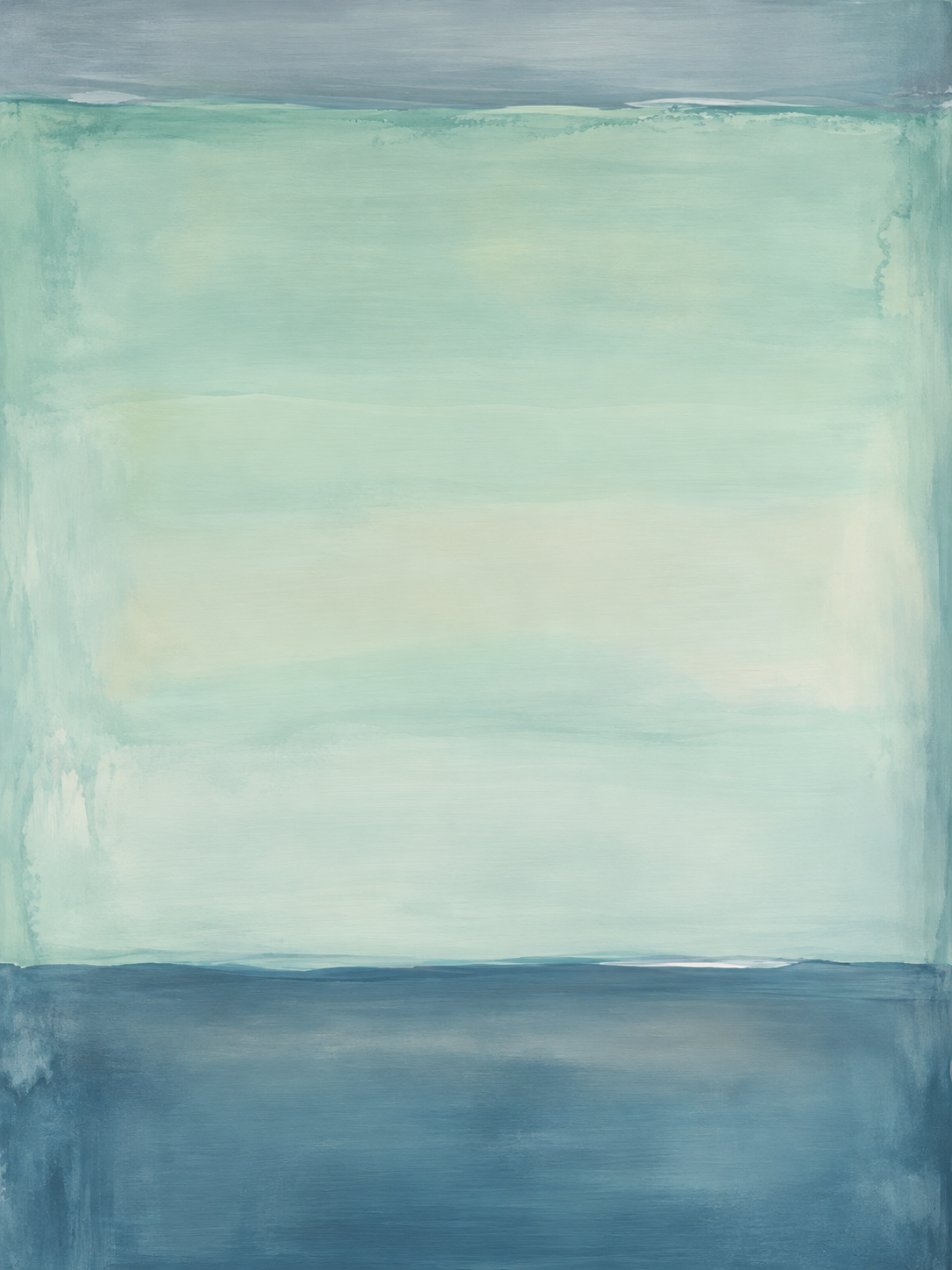 Minimalista de horizonte aqua
