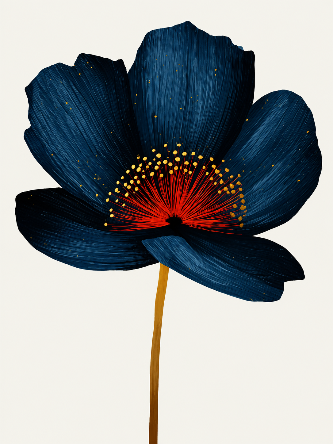 Amapola Azul Oscura