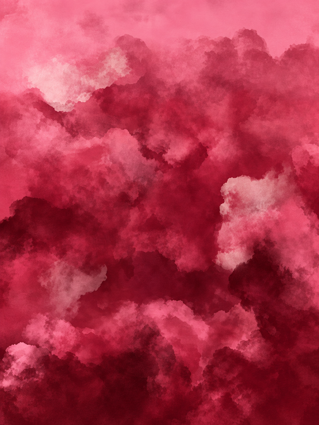 Abstracto de acuarela en tonos borgoña, rosa y magenta