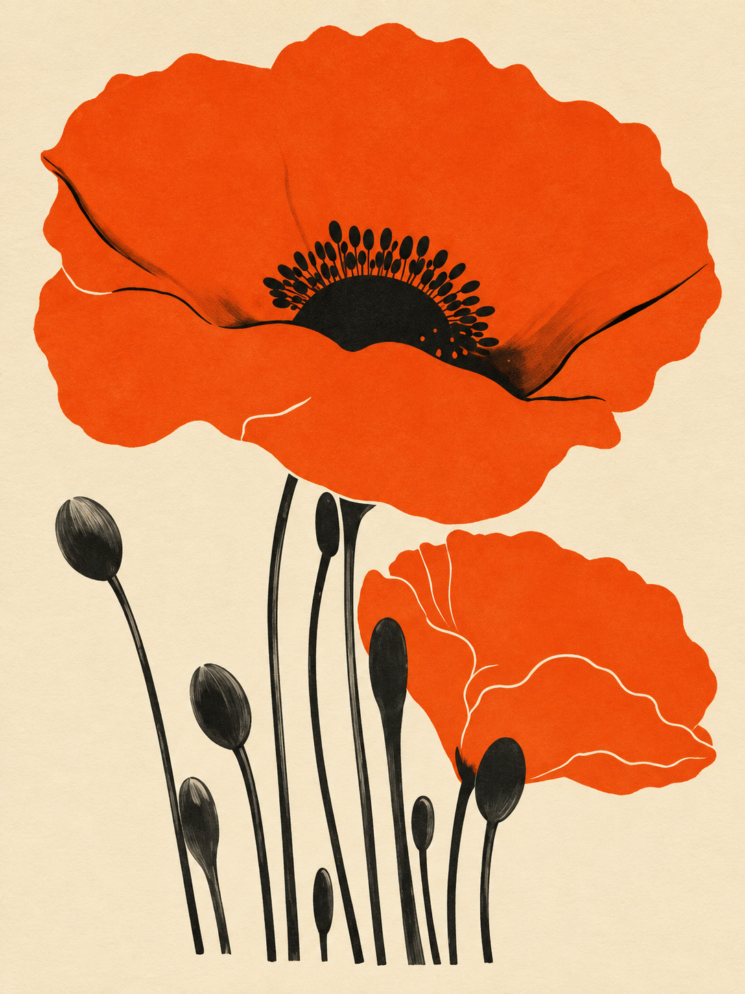 Amapolas Naranjas