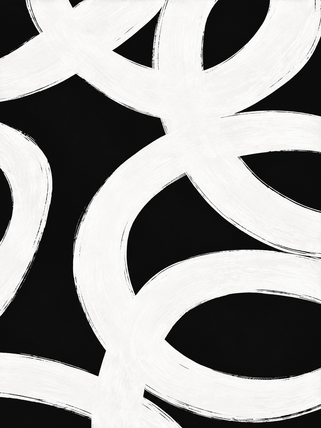 Set de 2 Blanco y negro — obra 1