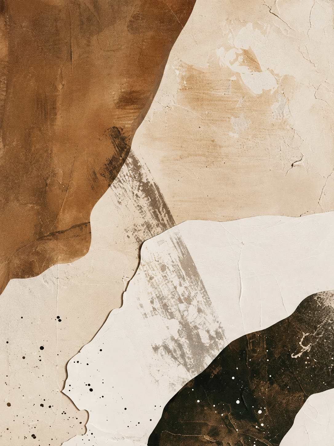 Abstracto neutro de collage — Derecho