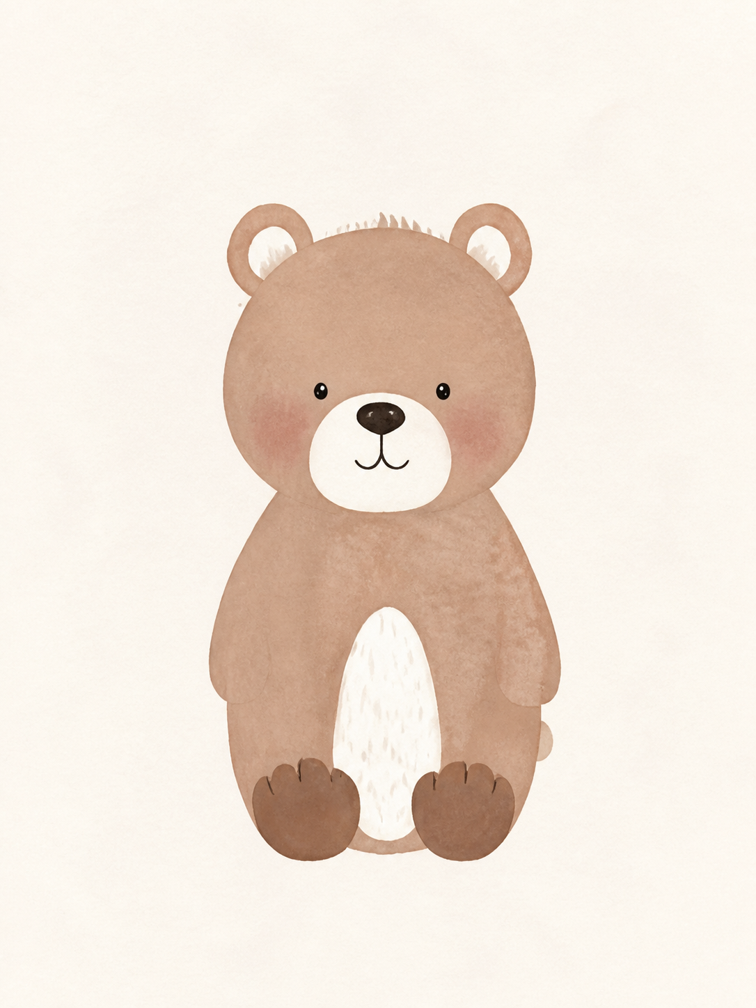 Osito del Bosque — cuadro infantil