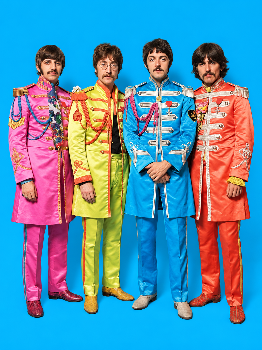 Ilustración 007 — The Beatles Color — cuadro individual