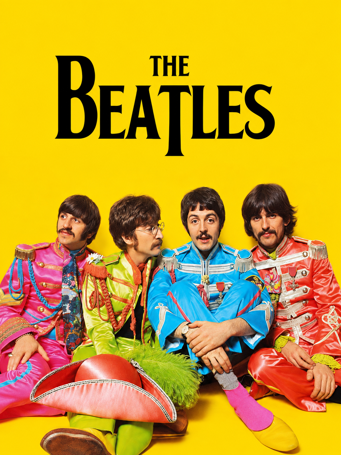 Ilustración 027 — The Beatles Color Vintage — cuadro individual