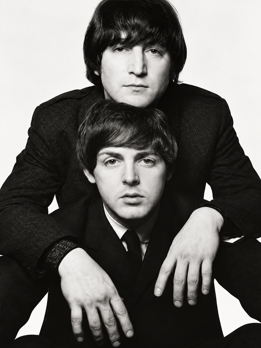 Ilustración 083 — The Beatles en Blanco y Negro — cuadro individual