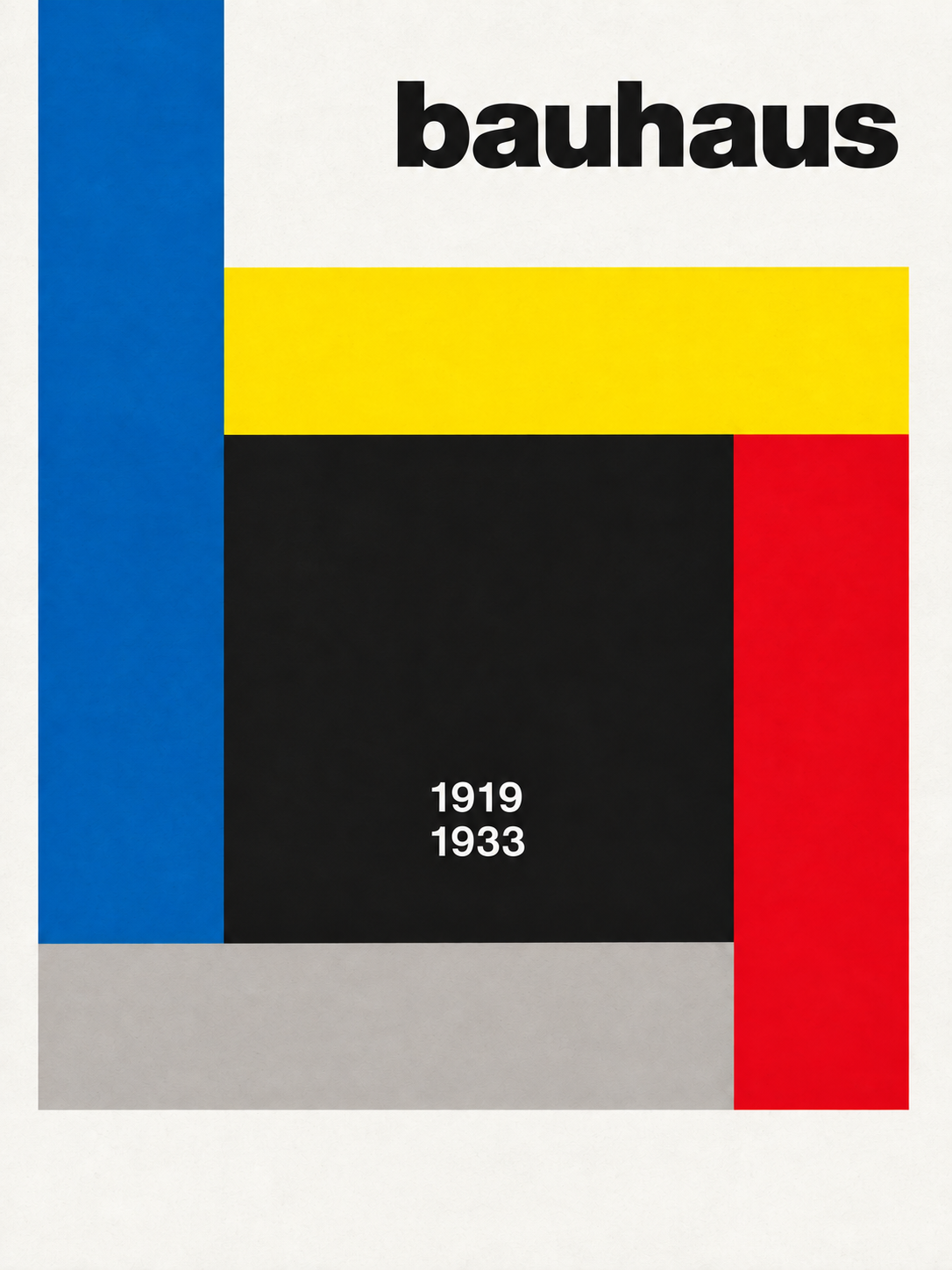 Bauhaus 1919 1933, composición geométrica