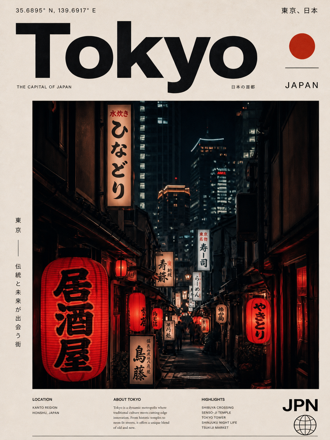 Callejón Tokyo Nocturno