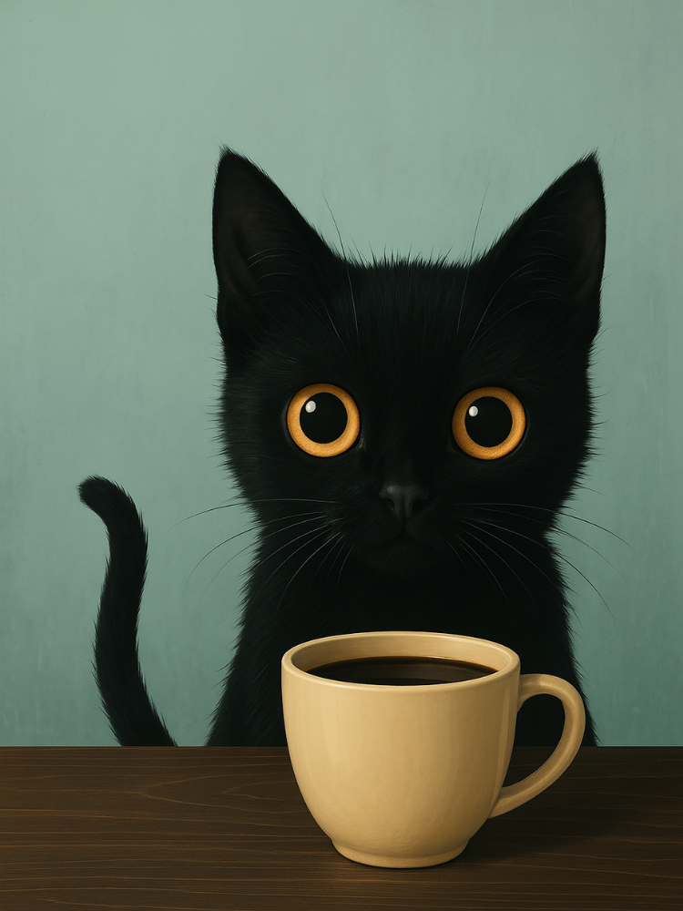 Gato Cafe Taza