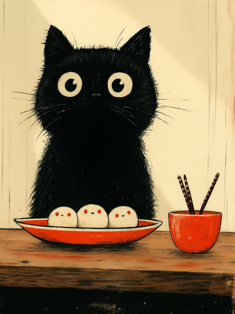 Gato Mesa Negro