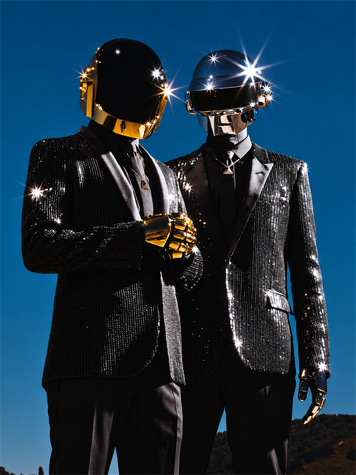 Daft Punk — retrato con cascos