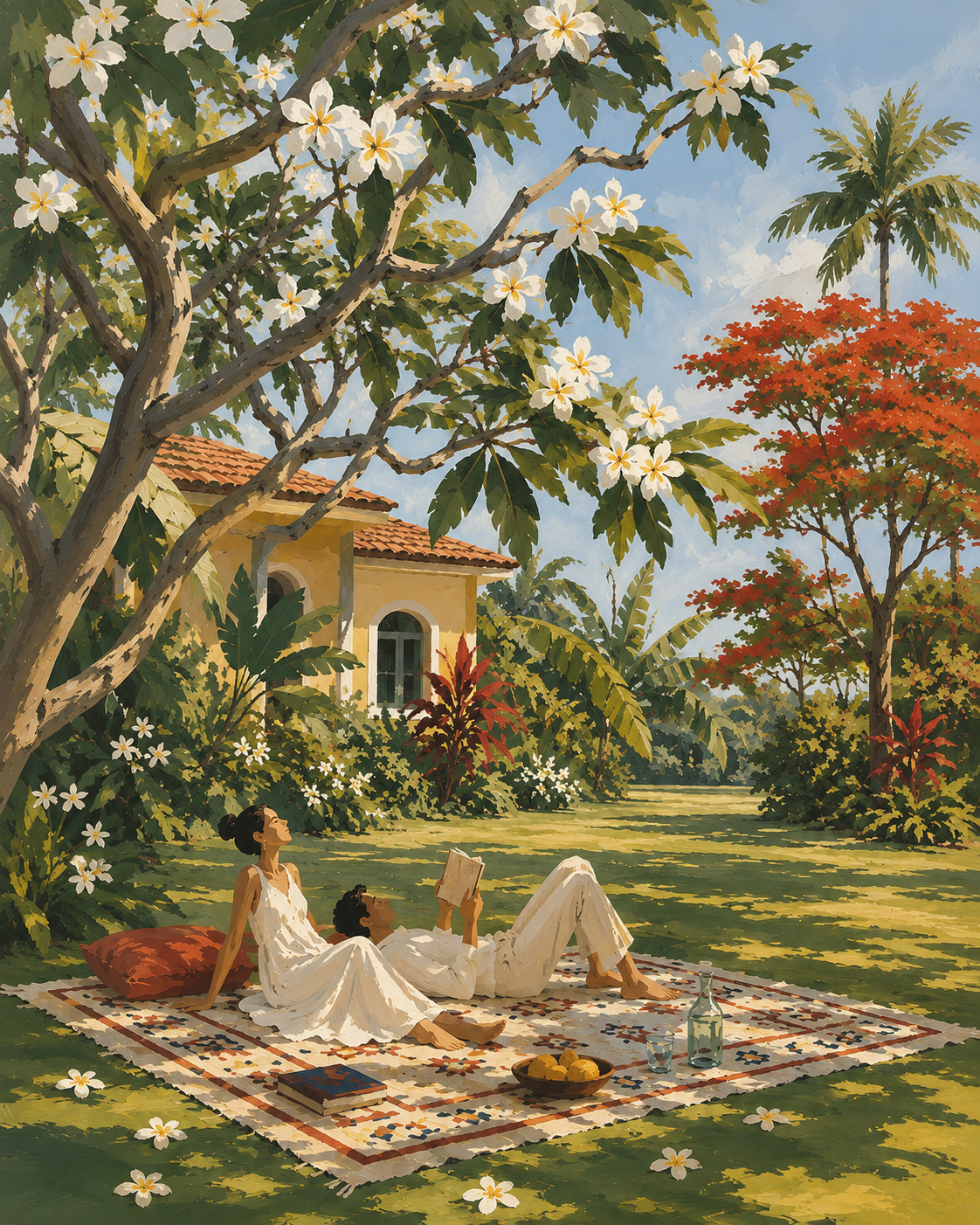 Picnic bajo los Cerezos