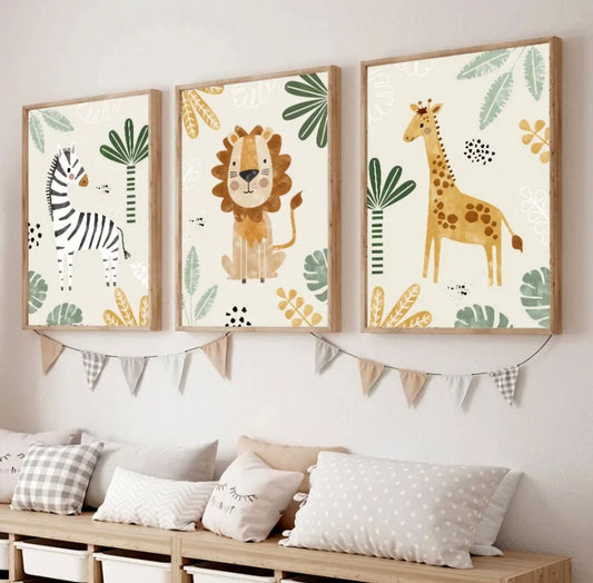 Set de 3 Safari Tropical