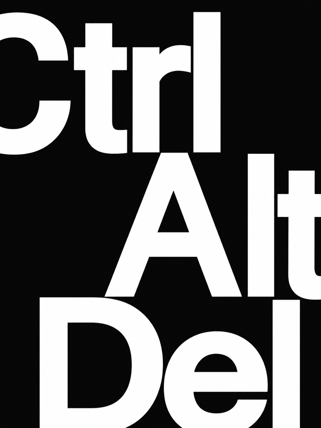 Ctrl Alt Del - cuadro decorativo